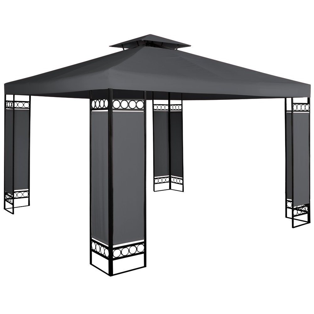 Metal Decorative Gazebo Luxury Patio Garden Pavilion Metal Pop Up Tents Steel Gazebo For Sale