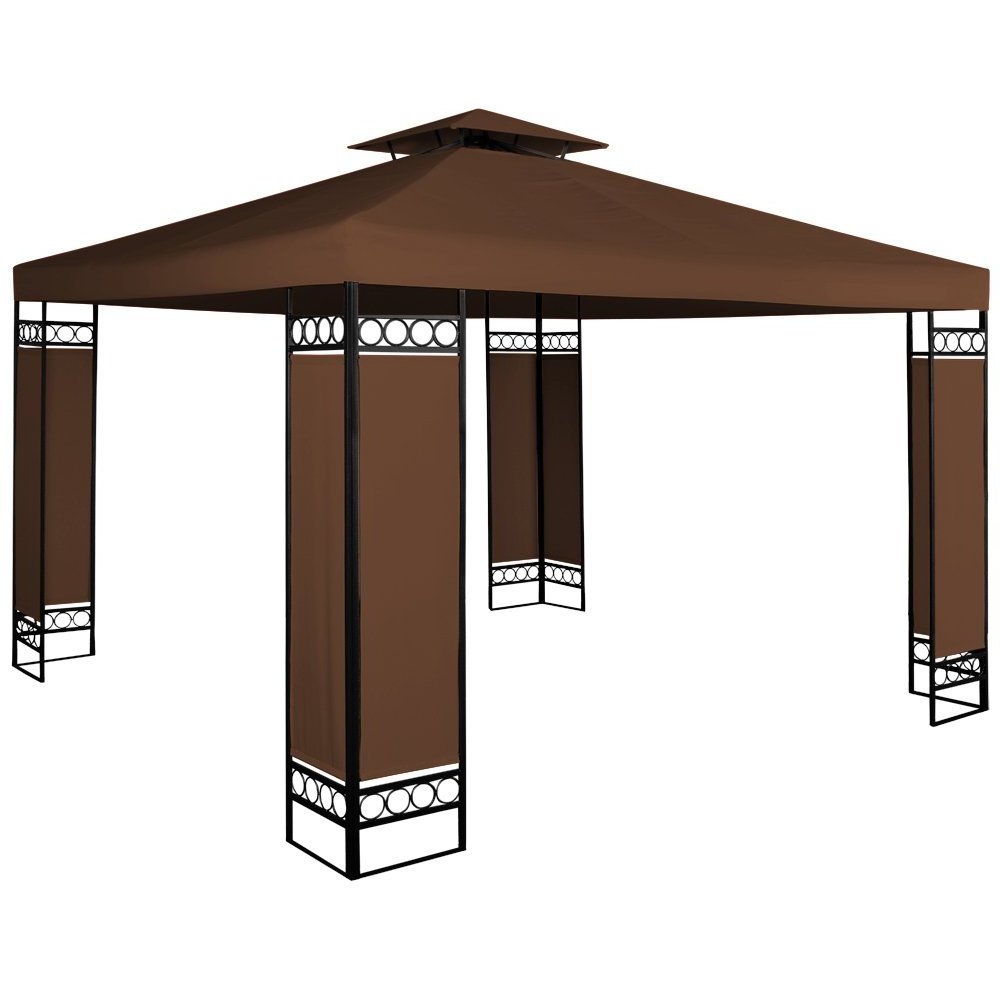 Metal Decorative Gazebo Luxury Patio Garden Pavilion Metal Pop Up Tents Steel Gazebo For Sale