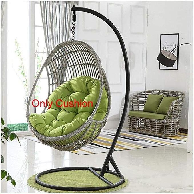 Patio Garden Metal Swing Hanging Basket Seat With Cushion and Stand Hanging Egg Hammock Chair Pads Waterproof Chair Seat