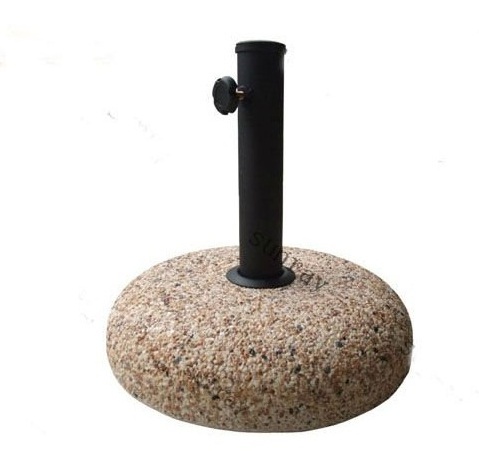 Circular cement umbrella base