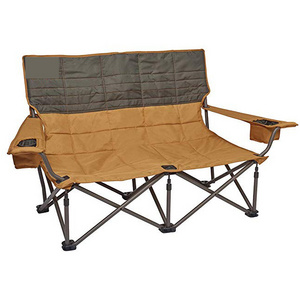 Quilted Folding Double Seat Beach Aldi Camping Low Loveseat Chair