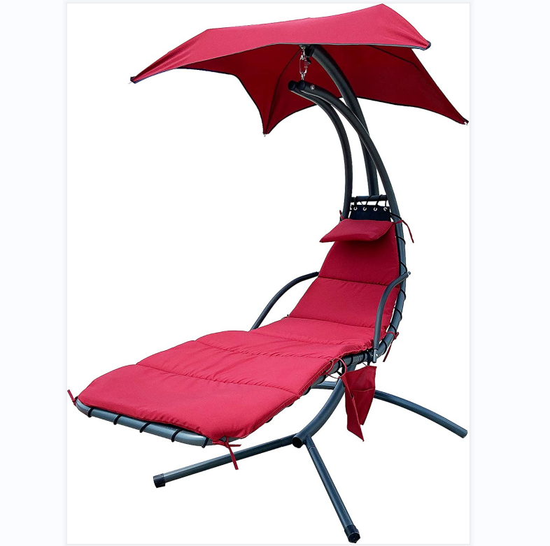 Danlong Hanging Chaise Lounger Chair Dream Hammock Swing Chair Lounge for Outdoor