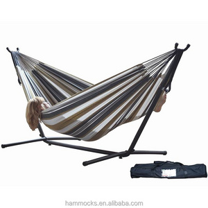 Hammock with metal frame double brazilian hammock with steel stand