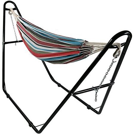 Steel Hammock Stand  Supports 2 People Portable Design Hammock With Stand