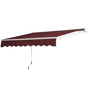 Patio Side Awning Retractable Aluminum Patio Deck Awning Cover, Canopy, Sunshade