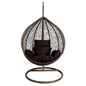 Indoor Outdoor Hanging Egg Chair with Stand Egg Swing Hammock Chair with Stand