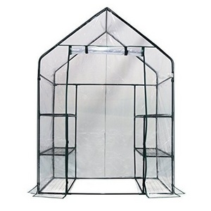 Outdoor Garden Portable Mini Walk-In Plant Greenhouse,3 Tiers 6 Shelves