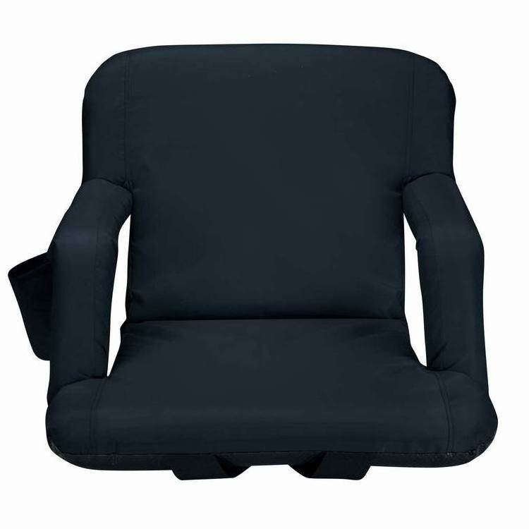 Best Extra Wide Stadium Seat with cup holder for Bleachers or Benches - Enjoy Padded Cushion Backs and Armrest Support