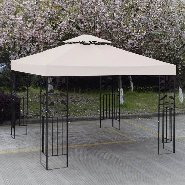 10' X 10/'3x4.5m Patio Canopy garden line Pavilion Gazebo Beige color