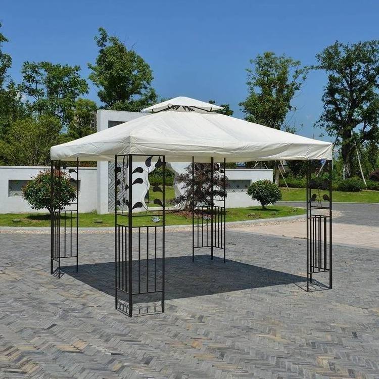 10' X 10/'3x4.5m Patio Canopy garden line Pavilion Gazebo Beige color