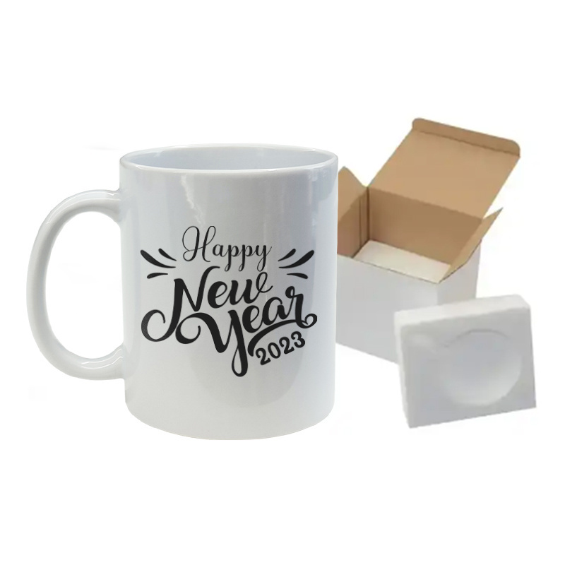 Wholesale Custom Logo 11 Oz Tazas De Sublimation White Blank Ceramic Mug  Personalized Mugs Ceramic Diner Coffee Mug