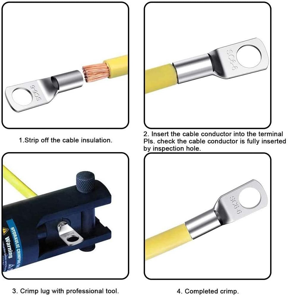 Cable Bimetal Connector Bootlace Ferrule Aluminium End Copper Brass Lugs