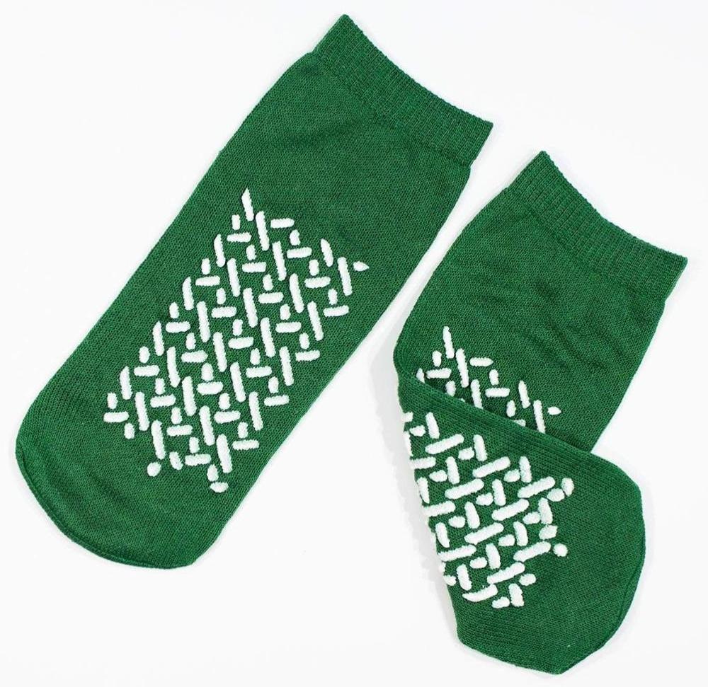 Breathable Wholesale custom adult women mens non slip hospital disposable socks