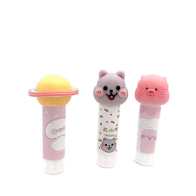 Cute  Solid Glue Stick Strong Non-Toxic PVA Glue Stick School Office Tools 8g White Glue Stick