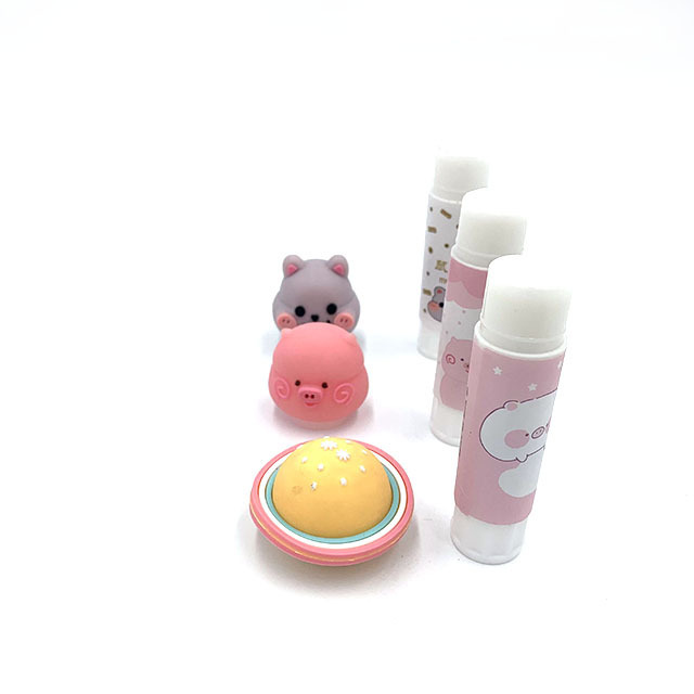 Cute  Solid Glue Stick Strong Non-Toxic PVA Glue Stick School Office Tools 8g White Glue Stick