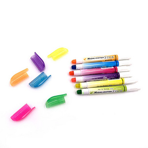 6 colors Dry highlighter bible highlighter set multi-colored stylus dry highlighter pens