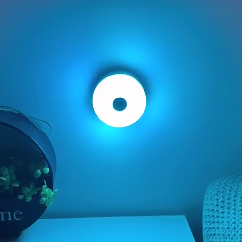 Mini LED Night Light Sense Control With 7 Colorful RGB Lights Soft Night Night Best for Kids Bed Room Gift Giving