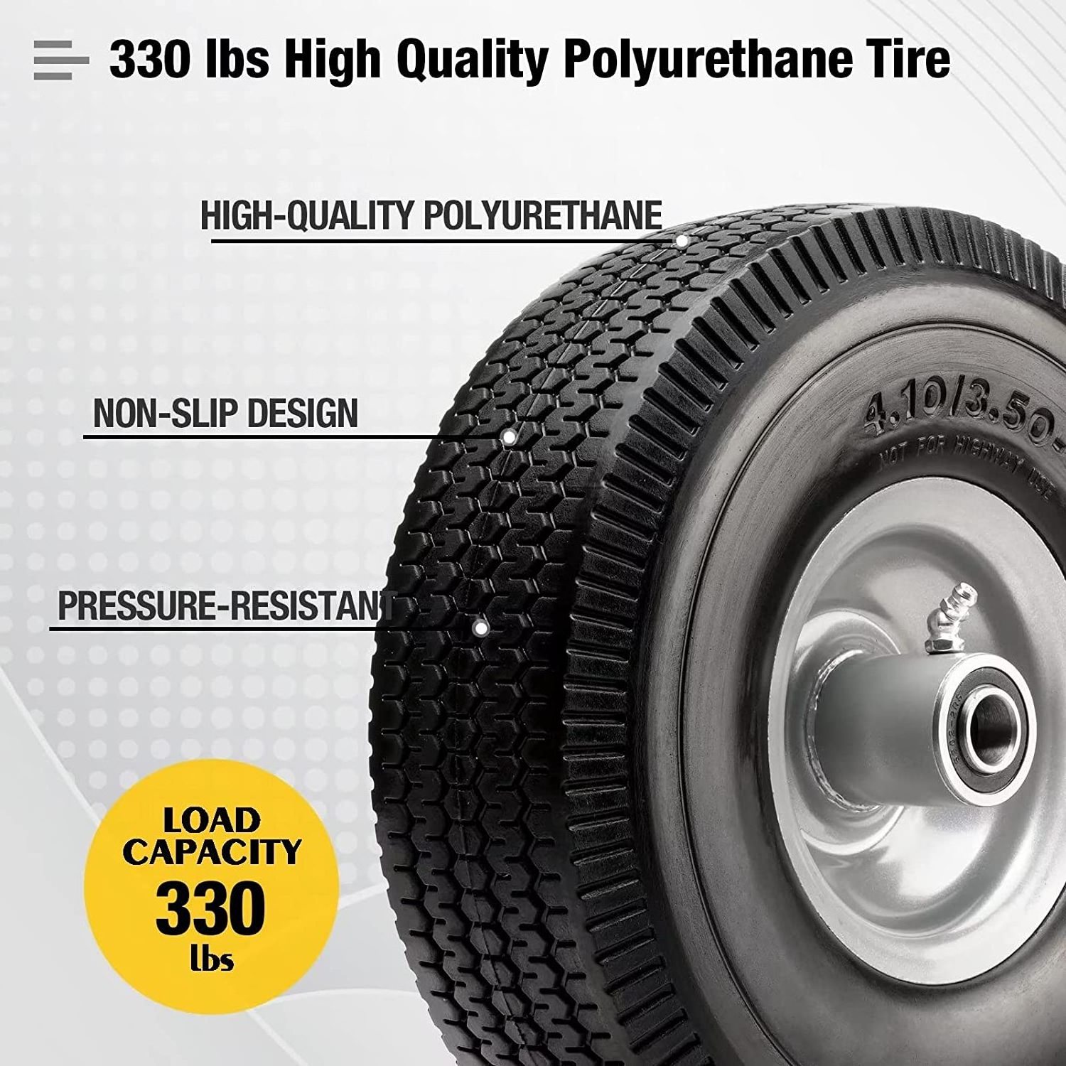 HTK1165 wholesale 4.10/3.50-4 Air Less Tires 10