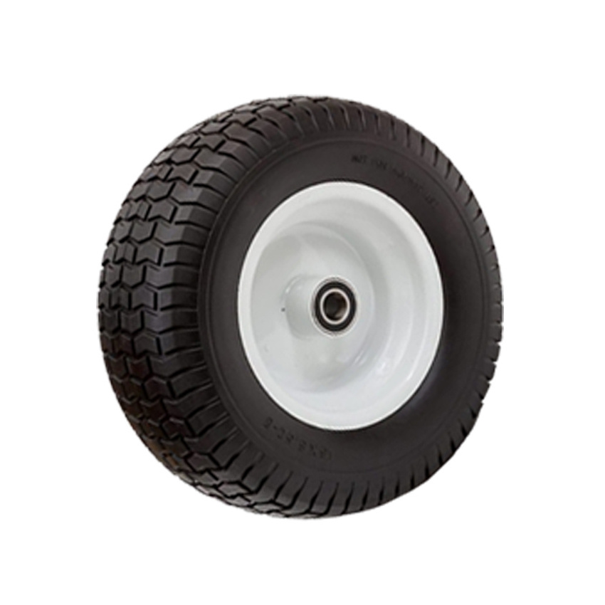 Hot sale Solid PU Polyurethane Foam  Flat Free PU Wheels and Tires for lawn and garden tool carts