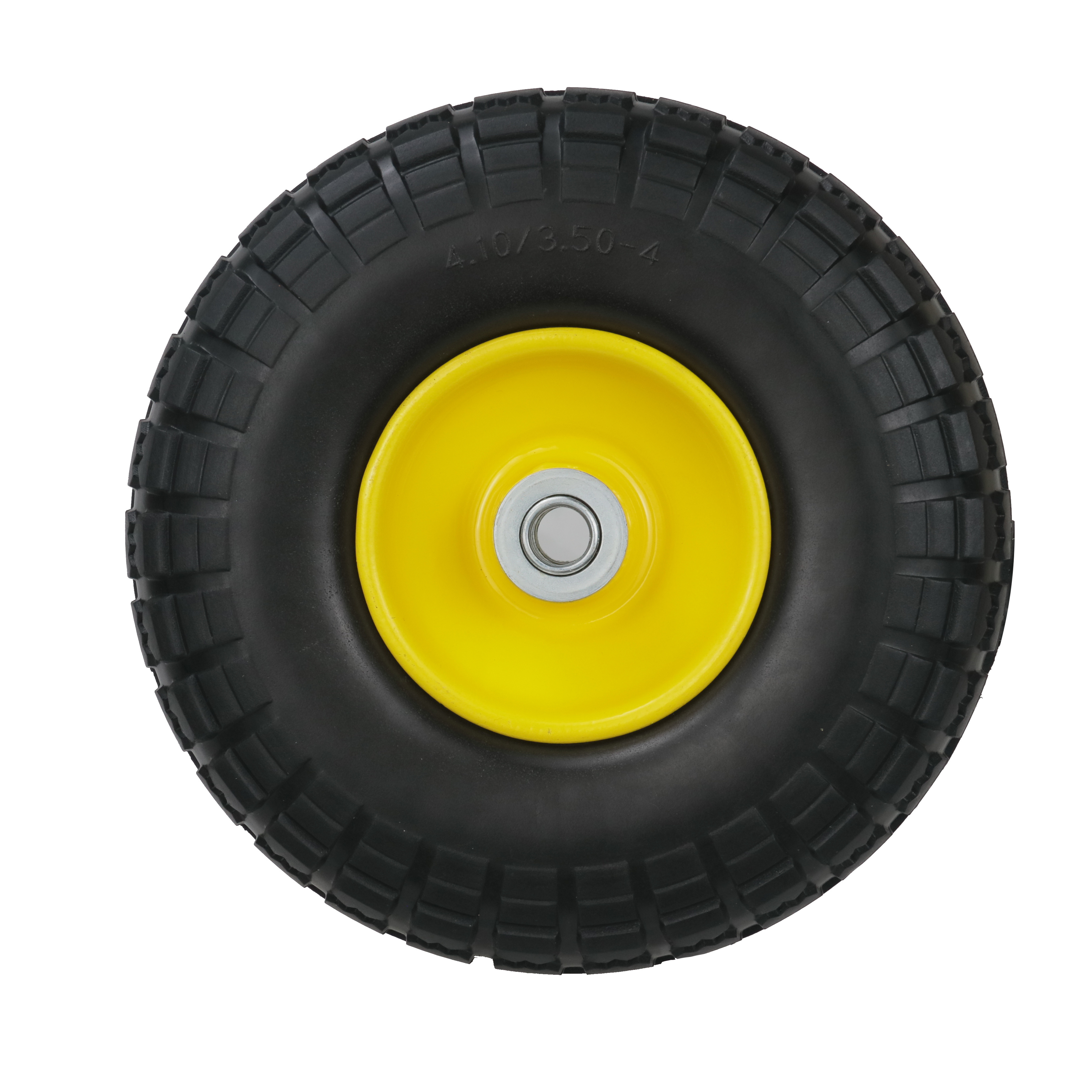 Hanak98 ,Wheelbarrow Tyres, Puncture-Proof Solid Rubber, 4.1/3.5-4