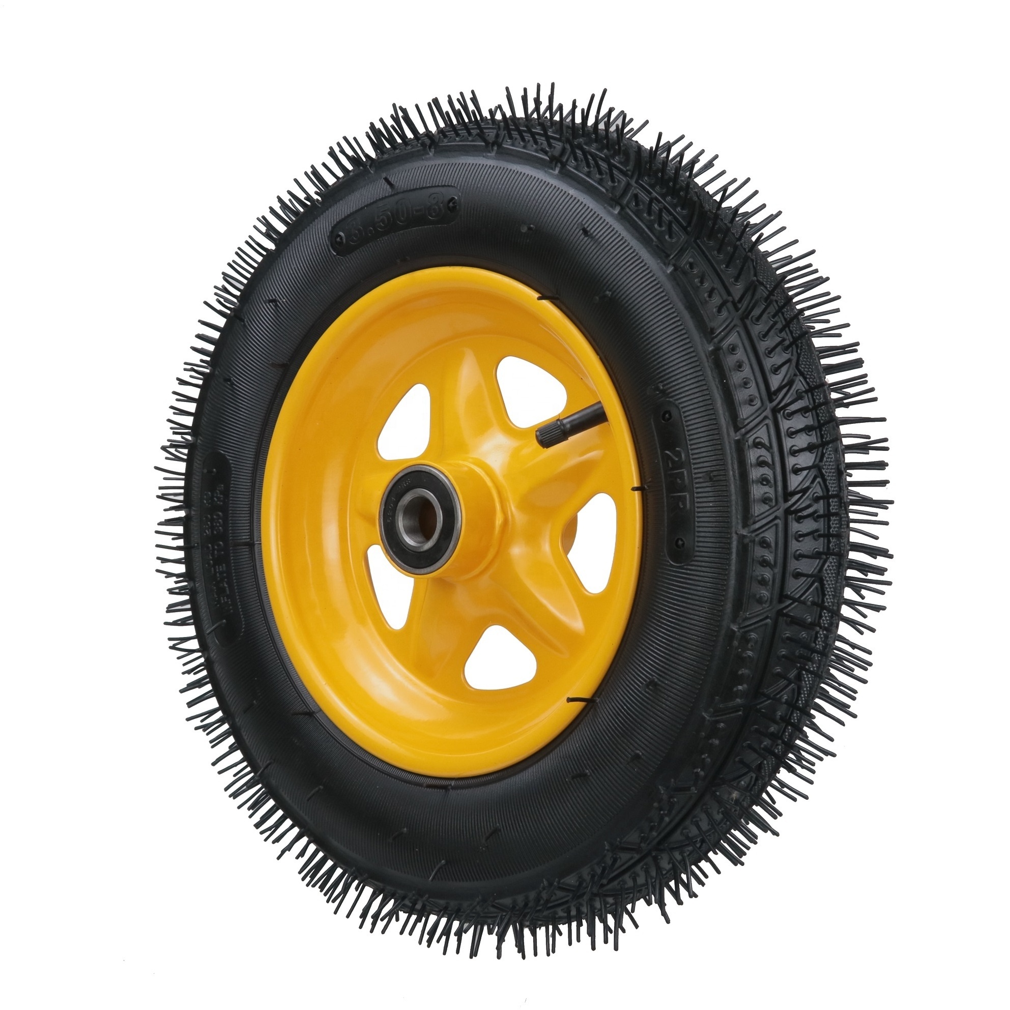 Hanak 64 ,  3.50-8 air tyre  pneumatic rubber wheels  trolley wheel wagon tire for wheelbarrow tires