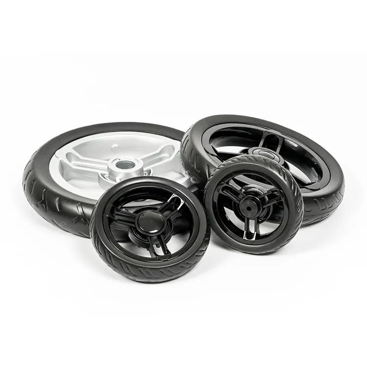 HKT1264 wholesale solid golf caddy solid wheels 7.5