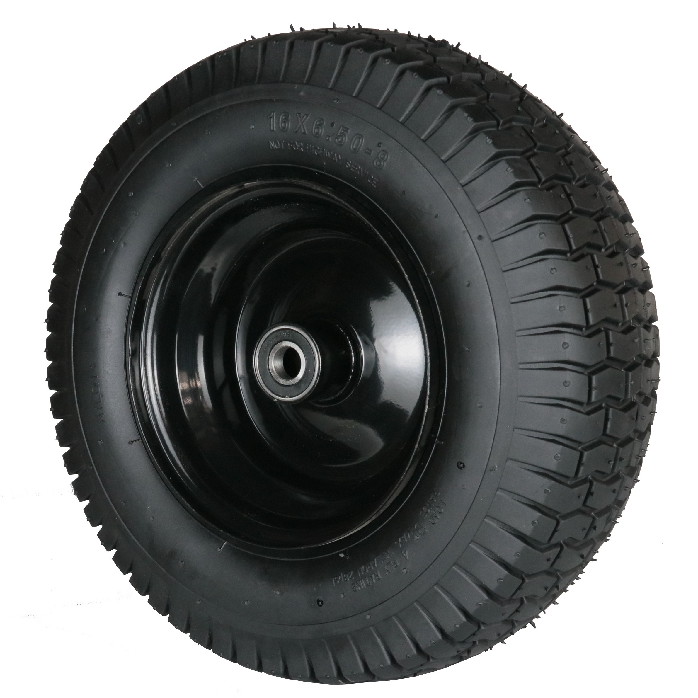 HKT1338 wholesale 152x104mm wagon hand truck replacement tires 6.50-8 wheelbarrow pneumatic rubber wheels 16 inch PU foam wheel