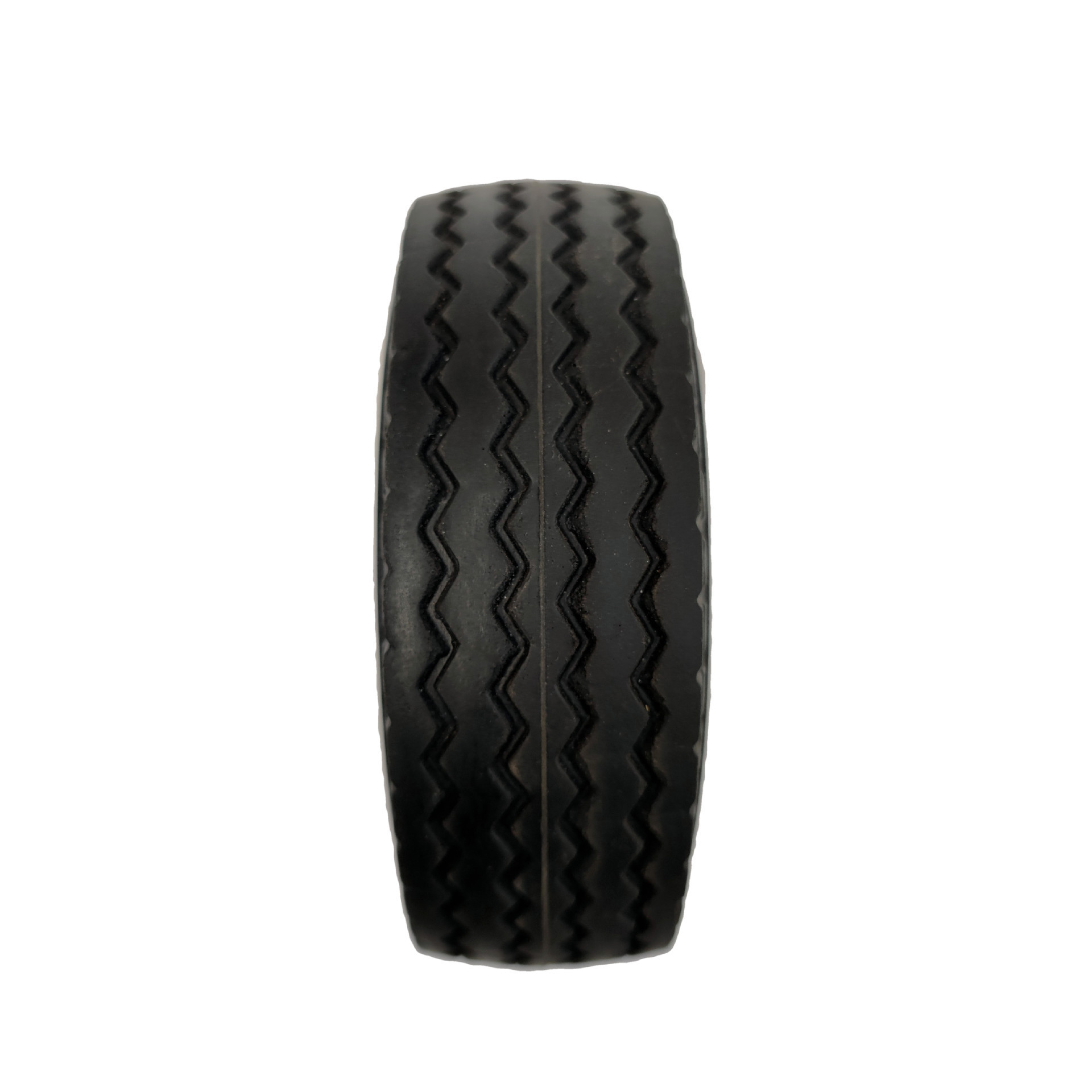 HTK1200 wholesale 6x2 flat free 6 inch pu foam wheel puncture proof tires with steel support