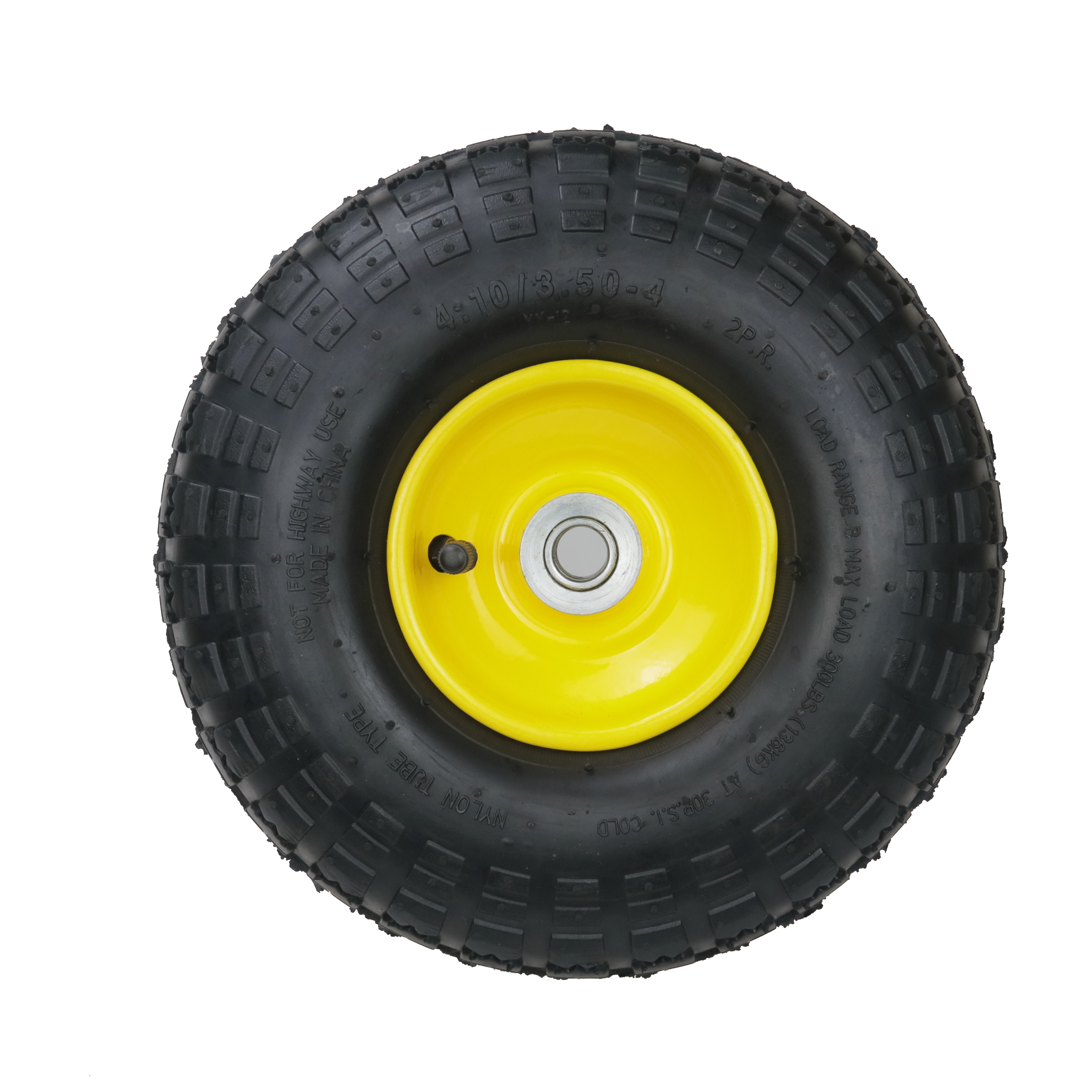 Hanak98 ,Wheelbarrow Tyres, Puncture-Proof Solid Rubber, 4.1/3.5-4