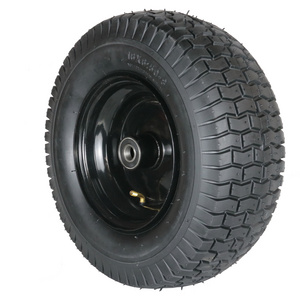 HKT1338 wholesale 152x104mm wagon hand truck replacement tires 6.50-8 wheelbarrow pneumatic rubber wheels 16 inch PU foam wheel