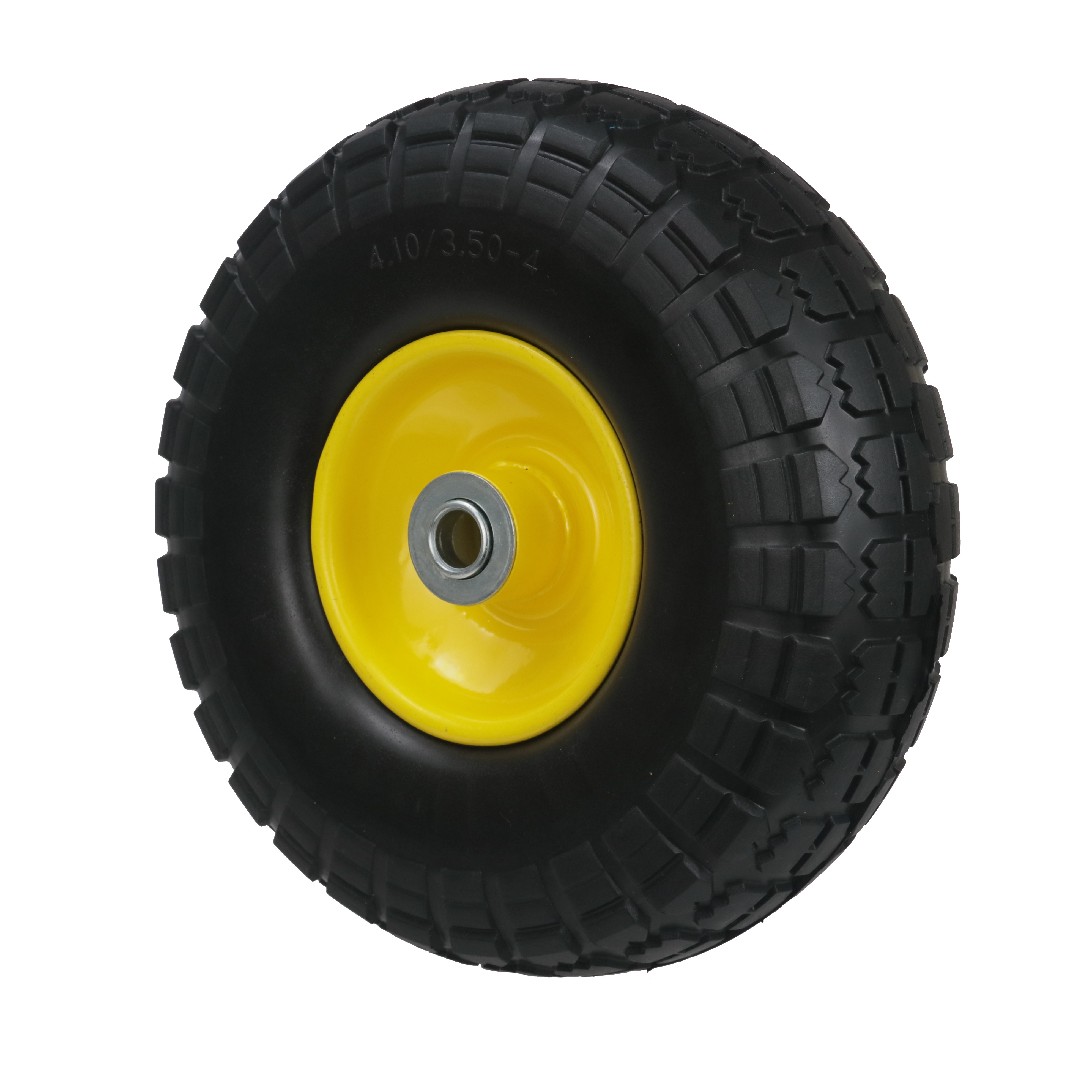 Hanak98 ,Wheelbarrow Tyres, Puncture-Proof Solid Rubber, 4.1/3.5-4