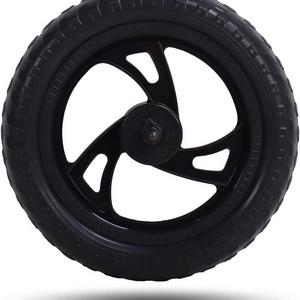 HTK1024 factory sale 12 ubcg flat free eva polymer foam tire air free tire balance bike wheel