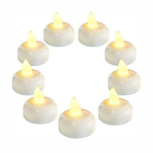 Waterproof Tea Lights Flameless Floating Candles for Wedding Party Decoration, Flameless Battery Operated Led Floating Candle