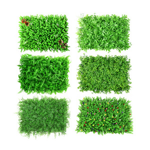 Plastic Greenery Plant Grass Artificial Grass Wall Backdrop For Home Restaurant Indoor Decor, Faux Green Wall Panels