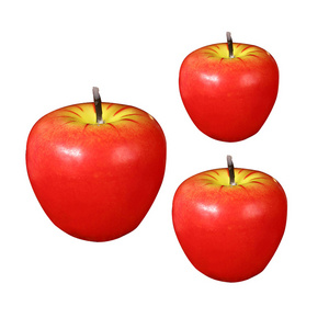 Christmas Red Apple Paraffin Wax Candle for Home Decor,  Apple Shape Candle with Separated Package For Christmas