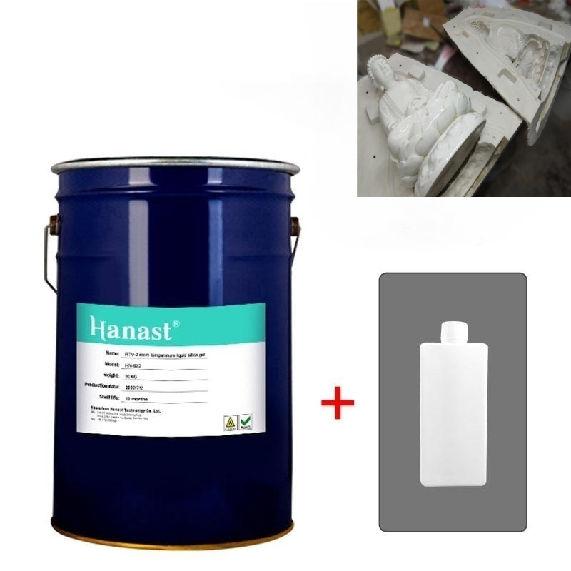 two component RTV-2 Liquid Rubber Silicone for cement plaster Silicone Rubber Molds