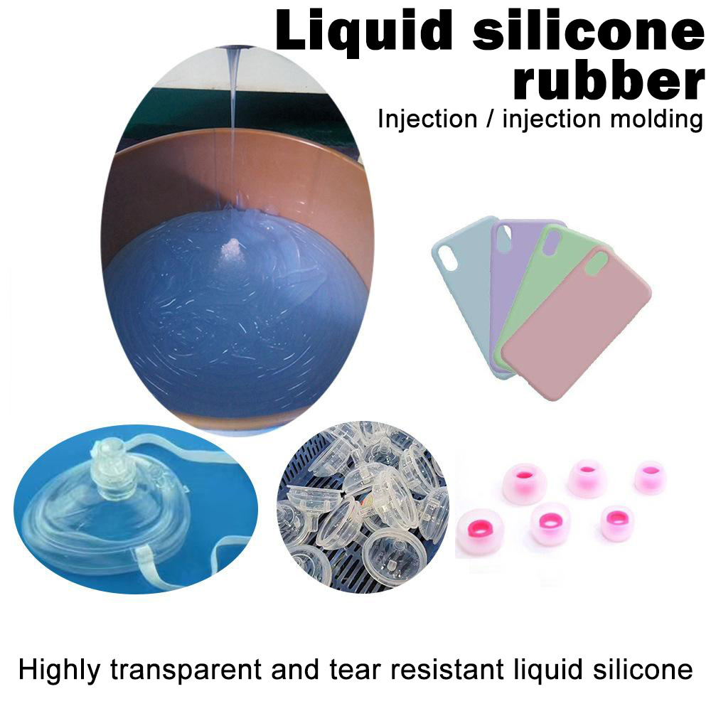 Chinese Supplier Food Grade Platinum Silicone Rubber High Transparent Liquid Silicone Rubber Mould Making RTV2 Silicone Rubber