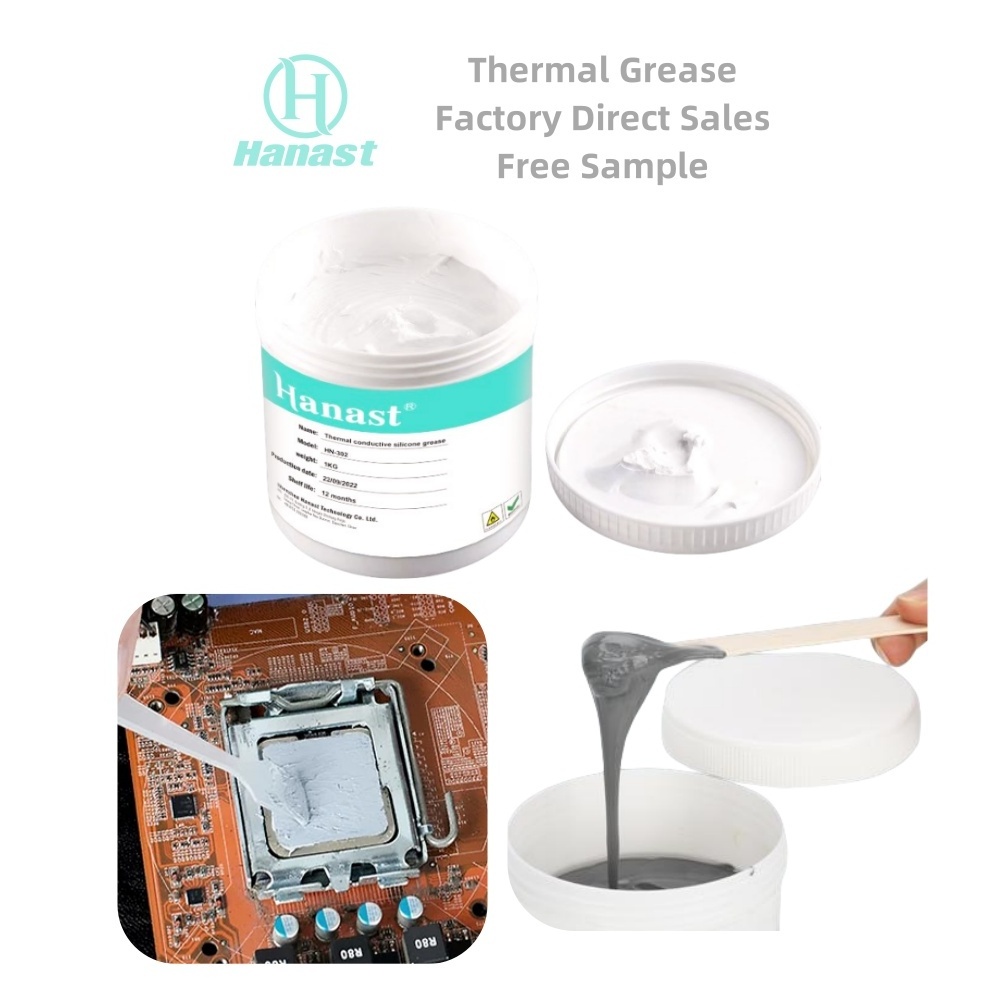 Factory Supply One Component Thermal Paste Electronic Thermally Conductive Silicone Grease Server For Gaming  PC CPU Heatsink