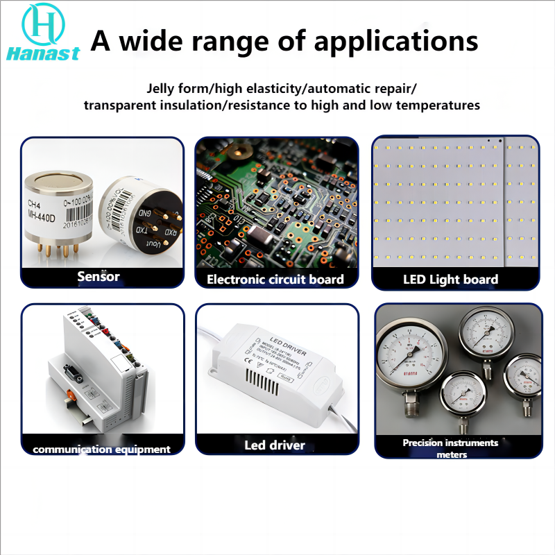 Two Component Silicone Potting Adhesive, Thermal Conductive AB Adhesive, Waterproof Electronic Compound Liquid Silicone Sealant