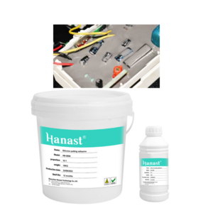 Hanast Factory Black Electronic Potting Ab Glue, Heat Proof Resin Epoxy For Potting And Casting