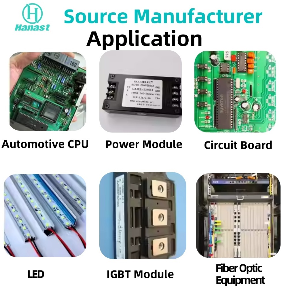 PCB CPU Power Sensor Inverter 1:1 Black Gray Thermal Conductive Potting Glue Silicone Potting Adhesive Electronic Components