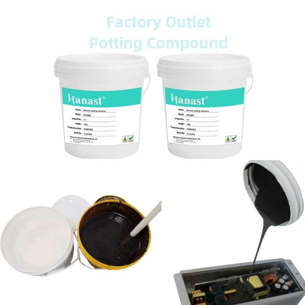 High Quality Power Supply PCB CPU New Energy Silicone Thermal Conductive Adhesive AB Glue Potting Compounds Pouring Sealant