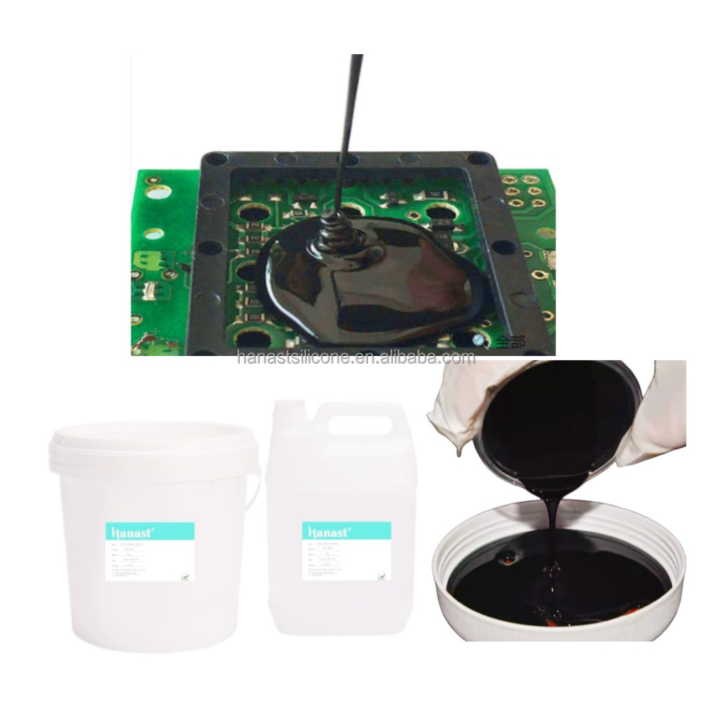 Epoxy Potting Resin Black Two Component Epoxy Resin Ab Glue  Epoxy Resin Potting Machine Glue Di For Electronic Component