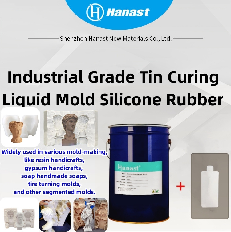 Wholesale Price Liquid Rubber Silicone  RTV 2 Liquid Rubber Silicone Mold Statue For Handcrafts Cement Resin Plaster Molds