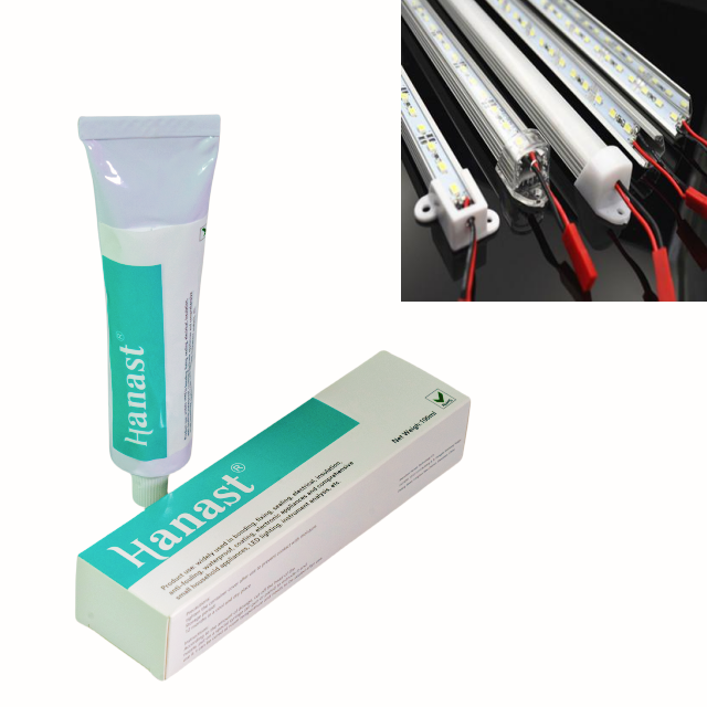 LED Lamps Silicone Glue WaterproofingStrong Sealing Silicone Rubber Adhesive For Ceramics PCB Boards Plastics