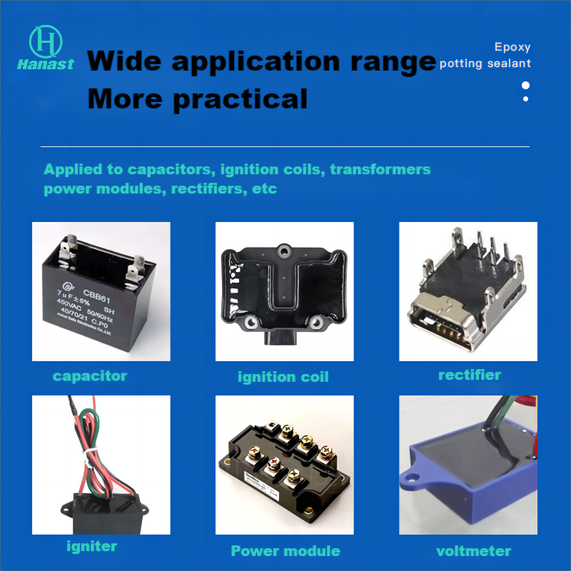 High Temperature Waterproof Insulation LED PCB Electronic Components Epoxy Resin Encapsulation Potting AB Glue