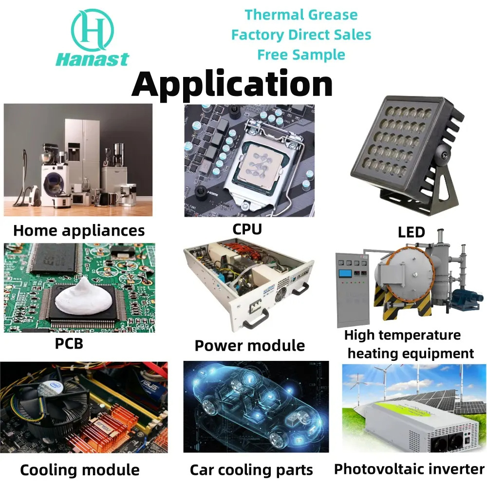 Liquid Cooling Thermal Paste Heat Conductivity Silicone Paste Intel CPU For Gaming Laptop PC Server Computer Processor Paste