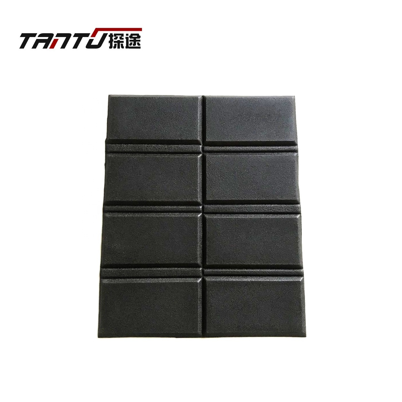 Foldable Eight Pcs Black Color Sauna Mat XPE leisure Mat Sitting Pad Light Weight Outdoor Waterproof Seat Cushion