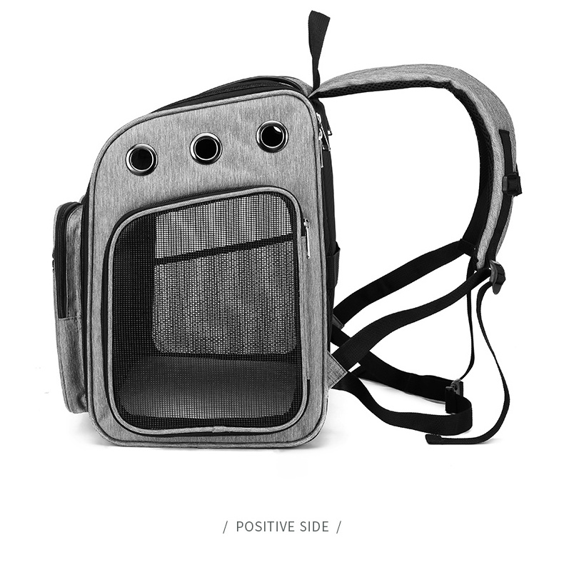 Hot Selling pet supplies backpack dog Oxford Mochila Weekend Jogging large cat backpack bag carrier clear