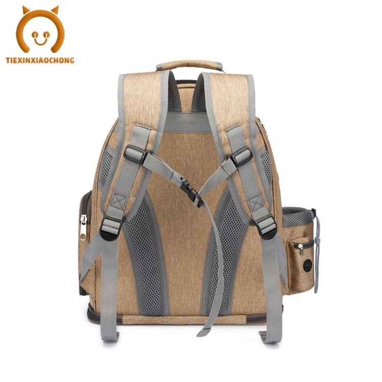 Wholesale Large Capacity Ventilation Hood Pet Carrier Cat Bag Backpack Travel